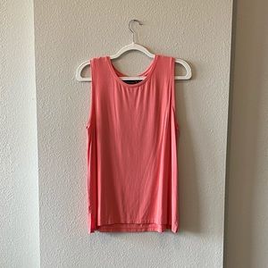 Coral Sleeveless Blouse